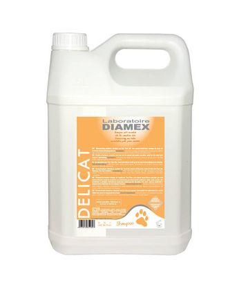 Diamex Delicat Shampoo - szampon z olejkiem z drzewa herbacianego, do wrażliwej skóry i sierści, koncentrat 1:8 - 5L