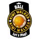 Kiwi Walker Let's Play Ball Orange - piłka dla psa, pomarańczowa