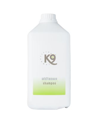 K9 Whiteness Shampoo - aloesowy szampon do białej i jasnej sierści psa, kota, zwierząt domowych, koncentrat 1:10 - 2,7L