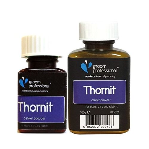 Groom Professional Thornit Ear Powder - zapobiegający infekcjom, leczniczy puder do uszu, skóry i odbytu psa, kota i królika