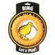 Kiwi Walker Let's Play Ring Orange - ringo dla psa, pomarańczowe