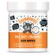 Bugalugs Pre, Post + Probiotic Ear Wipes for Cats 100szt. - probiotyczne waciki do czyszczenia uszu kota