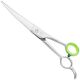 Geib Crocodile Curved Scissors - profesjonalne nożyczki groomerskie gięte z cienkimi ostrzami i mikroszlifem, stal japońska