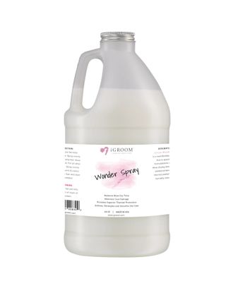 iGroom Wonder Spray - odżywka dla psa skracająca czas suszenia, preparat termoochronny - 1,9L