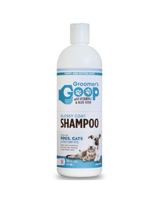 Groomer's Goop Glossy Coat Shampoo - głęboko oczyszczający szampon dla psa i kota, do przetłuszczającej się sierści - 473ml