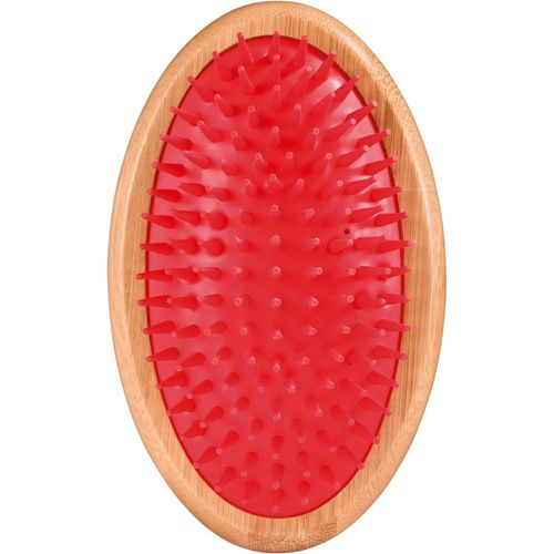 Artero Nature Laika Rubber Brush Red - gumowa szczotka dla psa i kota, z wąskimi pinami