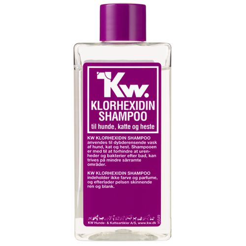 KW Chlorhexidine Shampoo 200ml - antybakteryjny szampon z chlorheksydyną dla psa, kota i konia, koncentrat 1:3