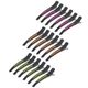 Activ Neon Mix Hairdressing Clips 6szt. - klipsy fryzjerskie, zestaw