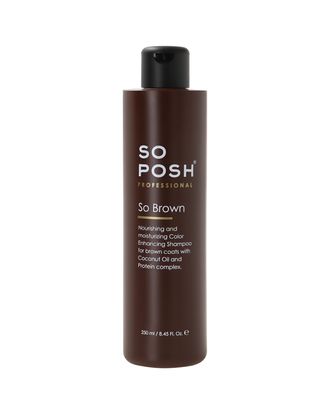 So PosH So Brown Shampoo - profesjonalny szampon podkreślający brązowy kolor sierści - 250ml
