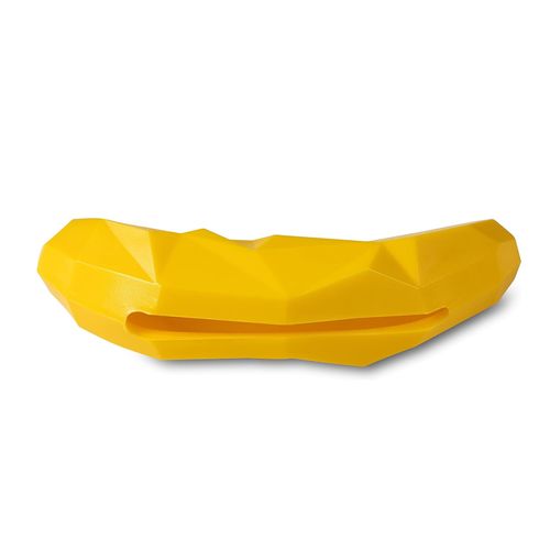 Nuzzle Puzzle Puppy Banana (14cm) - zabawka na przysmaki dla szczeniaka, banan, odbijający się, pływający