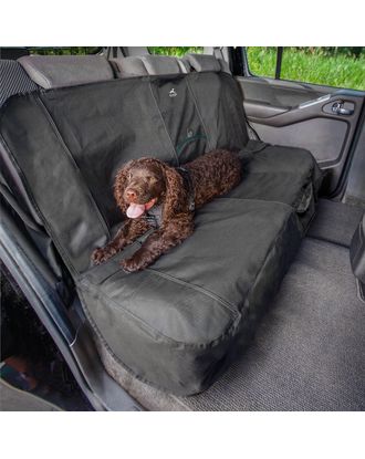 Kurgo Rover Bench Seat Cover Black - wodoodporny pokrowiec do samochodu dla psa, na tylną kanapę, czarny