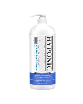 Hyponic Hypoallergenic Shampoo for White Dogs - hipoalergiczny szampon do białej sierści psa - 1,5L