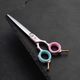 Blovi Teddy Line Pink Asian Style Scissors 6,5" - ultralekkie nożyczki proste, aluminiowa rękojeść