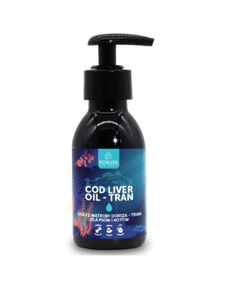 Pokusa Cod Liver Oil - tran dla psa i kota, olej z wątroby dorsza - 100ml