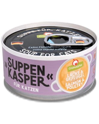 GranataPet Suppenkasper Salmon & Poultry - zupa dla kota, łosoś i drób