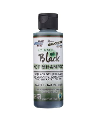 Double K Emerald Black Shampoo - szampon do czarnej i ciemnej sierści psa, kota i konia, koncentrat 1:32 - 118ml