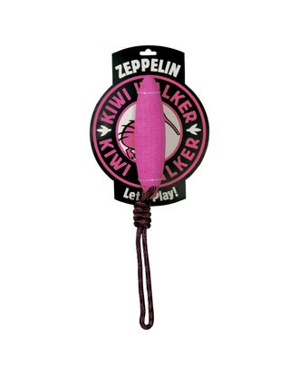 Kiwi Walker Let's Play Zeppelin Pink- aport ze sznurem dla psa, różowy