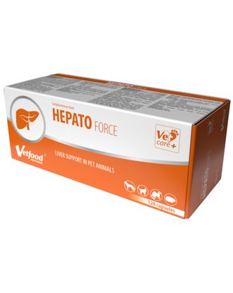 Vetfood Hepatoforce 120 tabletek - produkt wspomagający pracę i regeneracje wątroby, dla psa, kota, fretek i gryzoni