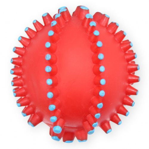 Pet Nova Dental Ball 10,5cm - gumowa piłka z kolorowymi wypustkami masującymi psie dziąsła