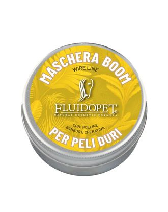FluidoPet Boom Mask - profesjonalna maseczka z keratyną do sierści kręconej oraz dla terrierów - 50ml