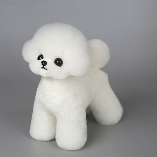 Mr. Jiang Teacup Teddy Full Body Hair White - wymienna sierść do manekina groomerskiego Small Model Dog, biała