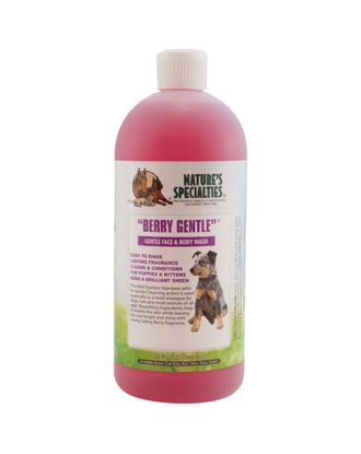 Nature's Specialties Berry Gentle Tearless Shampoo - delikatny szampon nie powodujący łzawienia dla psa i kota, koncentrat 1:16 - 946ml