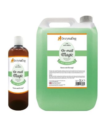 DezynaDog De-Matt Magic Shampoo - szampon zapobiegający kołtunieniu się sierści i ułatwiający rozczesywanie, koncentrat 1:10