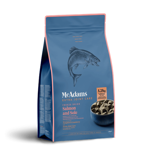 McAdams Freeze Dried Salmon & Sole - liofilizowana karma dla psa dorosłego, z łososiem i solą