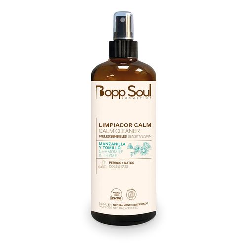 Bopp Soul Calm Cleaner 300ml - odświeżająco-czyszczący spray do sierści psa i kota, do skóry wrażliwej