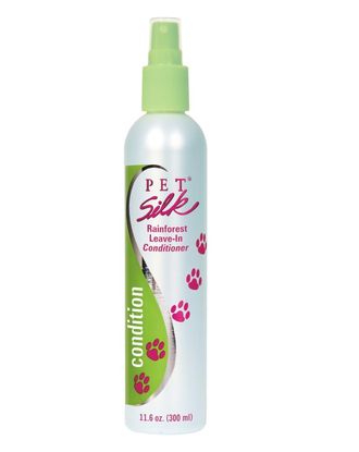 Pet Silk Rainforest Leave-In Conditioner 300ml - antystatyczny i nawilżający sierść spray o zapachu tropikalnym, do codziennego użytku