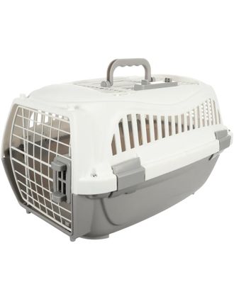 Flamingo Transport Cage Globe Grey M - transporter dla kota i psa, do 9 kg