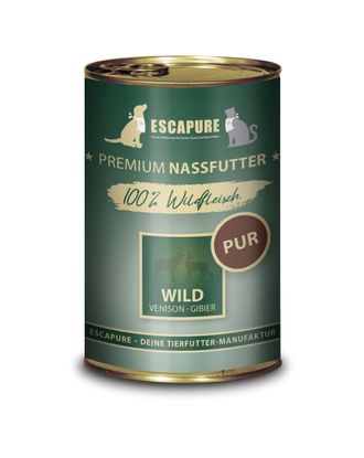 Escapure Wild Pur - mokra karma dla psa i kota, 100% dziczyzna - 400g