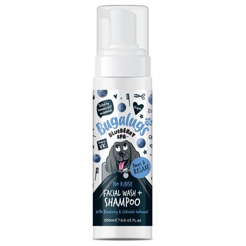 Bugalugs No Rinse Facial Wash & Shampoo for Dogs 200ml - suchy szampon dla psa, do mycia okolic pyszczka