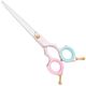 Blovi Teddy Line Pink Asian Style Scissors 6,5" - ultralekkie nożyczki proste, aluminiowa rękojeść
