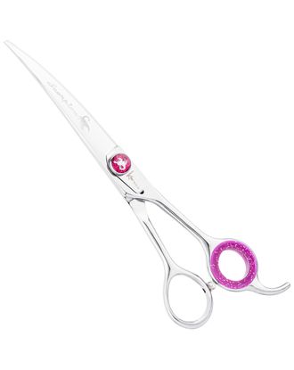 Kenchii Scorpion Curved Scissors - profesjonalne nożyczki groomerskie z ergonomicznym uchwytem, gięte