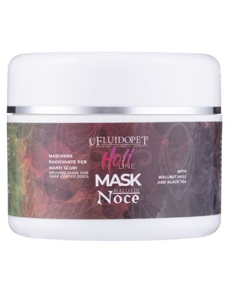 FluidoPet Holi Line Mask Mallo di Noce - rewitalizująca maska do czarnej i ciemnej sierści psa - 100ml