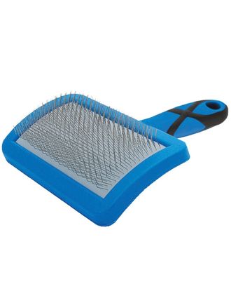 Groom Professional Soft Curved Slicker Brush - miękka szczotka pudlówka, duża