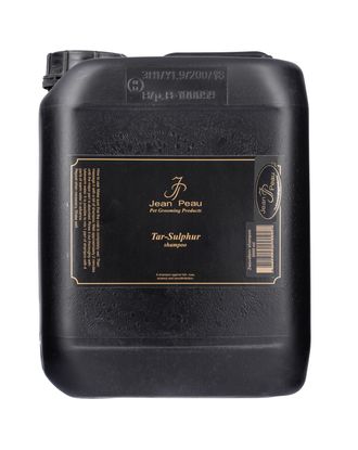 Jean Peau Tar-Sulphur Shampoo - szampon dla psów z problemami skórnymi, koncentrat 1:4 - 5L