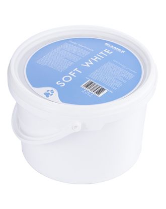 Diamex Soft White - puder odświeżający i niwelujący żółte przebarwienia, dla psów i kotów - 1kg