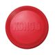 KONG Flyer - frisbee dla psa, gumowy dysk do rzucania, czerwony