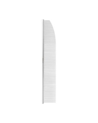 Artero Cornerless Volume Comb 23cm - duży metalowy grzebień z mieszanym rozstawem zębów, jednostronnie zaokrąglony