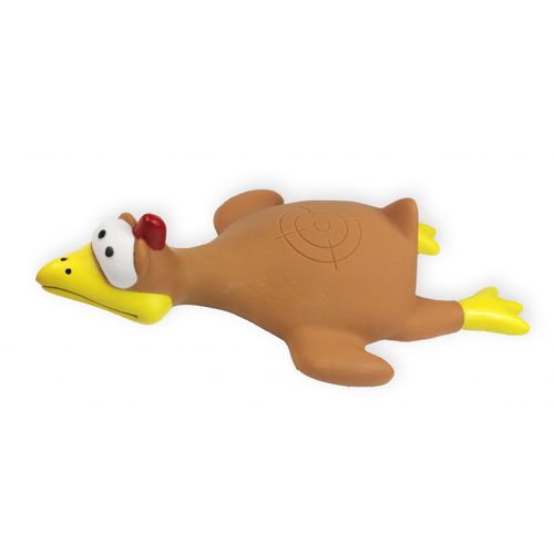 Pet Nova Vinyl Duck XL 26cm - zabawka dla psa, szalona kaczka z piszczałką