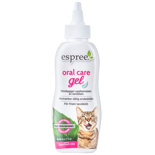Espree Oral Care Gel With Salmon Oil for Cats 113g - żel do czyszczenia zębów, dla kota, z olejem z łososia