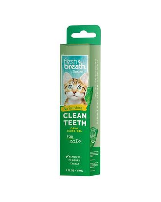 Tropiclean Clean Teeth Cat 59ml - żel do zębów dla kota, do higieny jamy ustnej
