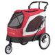 Show Tech Petstro Large 3-Wheel Buggy Red/Grey - wózek dla psa, kota, duża spacerówka, do 45kg