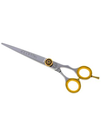 P&W Stiletto Straight Scissors - solidne nożyczki groomerskie proste z łożyskiem kulkowym, ściętymi krawędziami i szerokimi ostrzami
