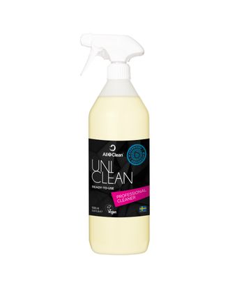All1Clean UniClean Spray - uniwersalny preparat do czyszczenia powierzchni i sprzętu, o łagodnym cytrusowym zapachu - 1L
