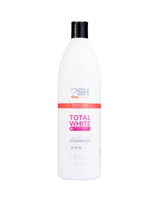 PSH Pro Total White Shampoo - szampon wybielający dla psów, koncentrat 1:3 - 1L