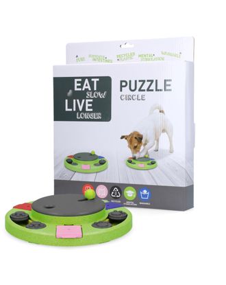 Eat Slow Live Longer Puzzle Circle - zabawka dla psa na inteligencję