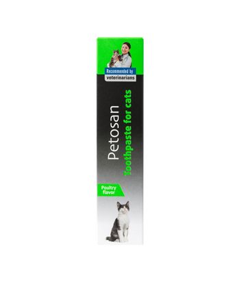 Petosan Toothpaste for Cats 70g - pasta do czyszczenia zębów kota, o smaku drobiowym